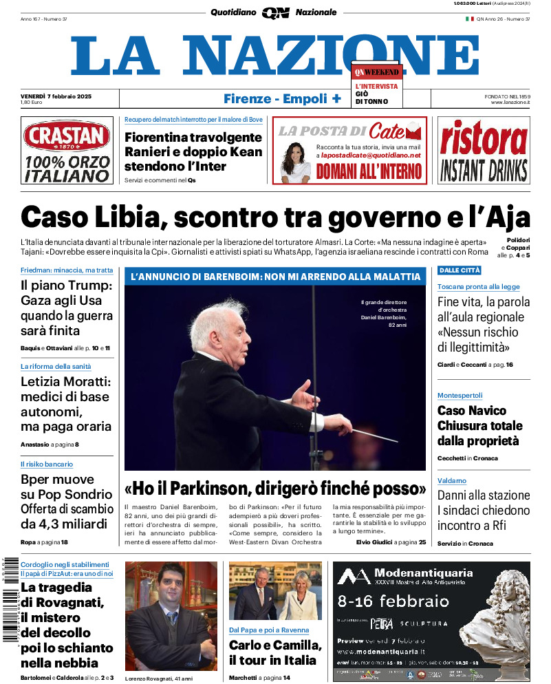 Prima-pagina-la nazione-edizione-di-oggi-20250207